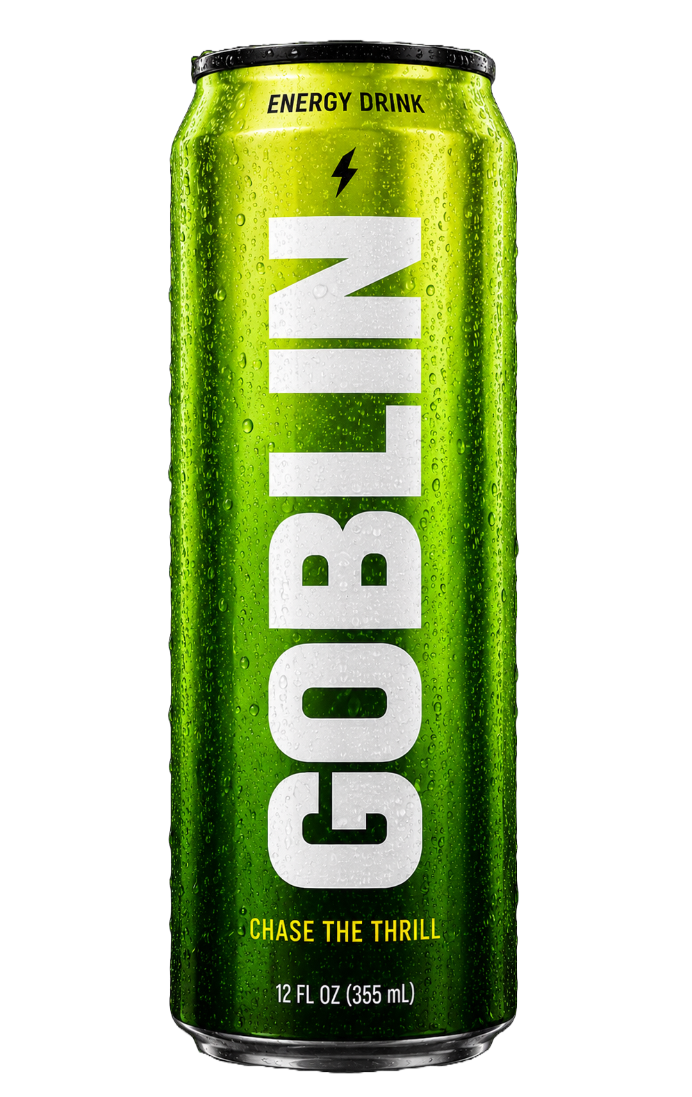 GOBLIN energy drink can, front